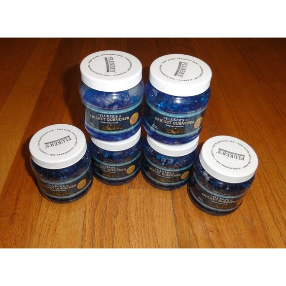 Fluker's Cricket Quencher Original Formula Lot of Five & 1/3 Full 8 oz container - Picture 2 of 8
